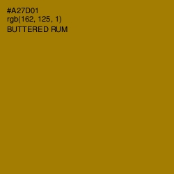 #A27D01 - Buttered Rum Color Image